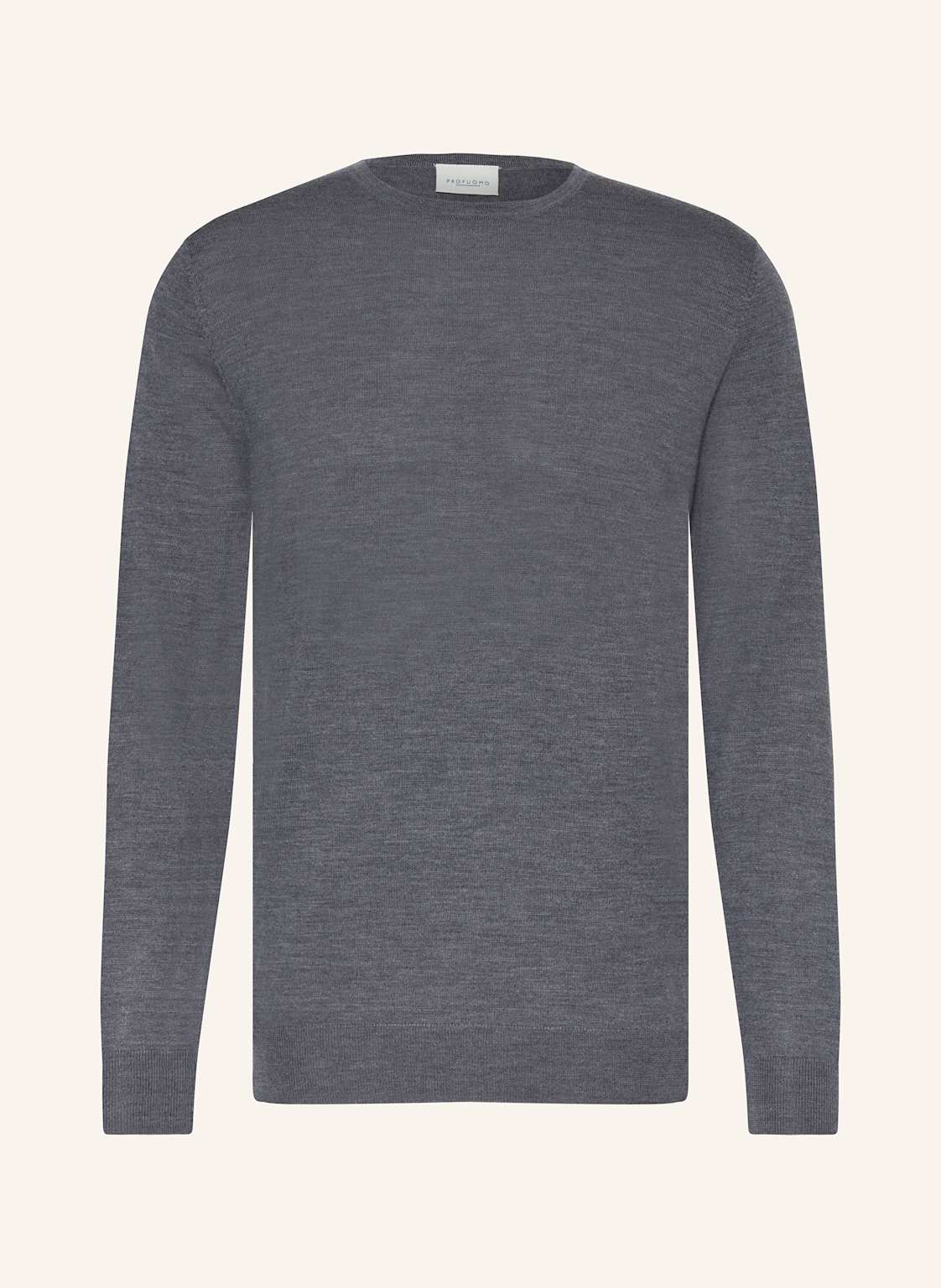 Profuomo Pullover Aus Merinowolle grau von PROFUOMO