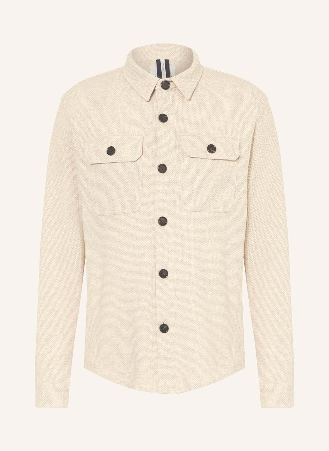 Profuomo Strick-Overshirt beige von PROFUOMO