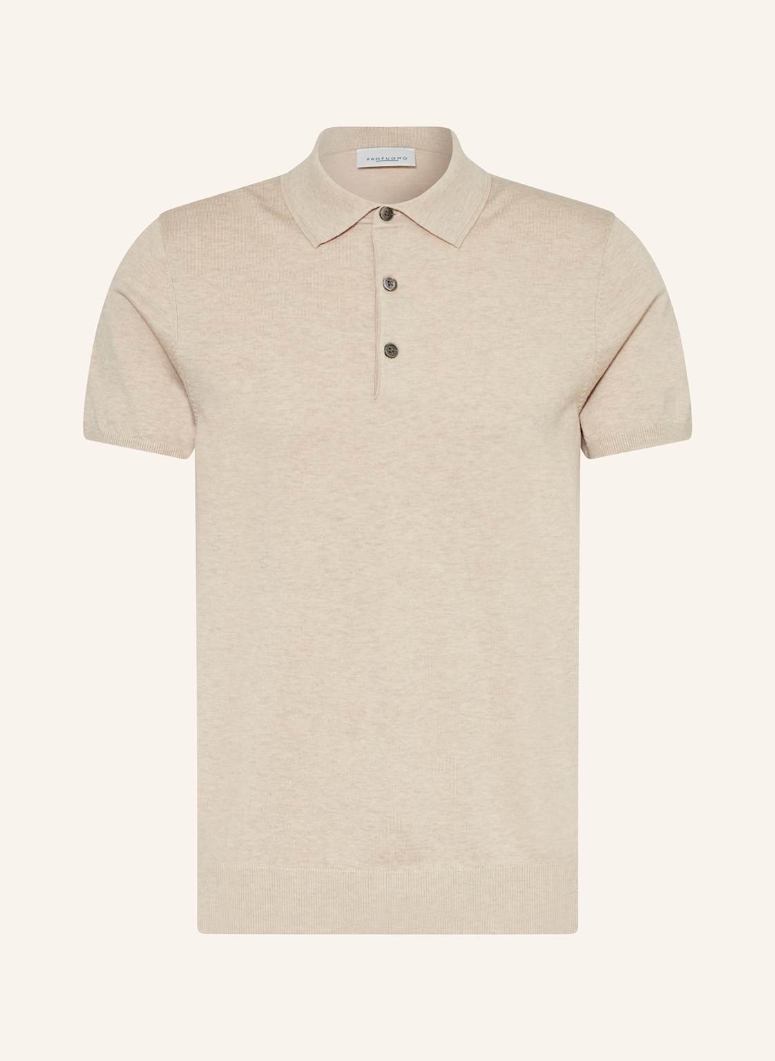 Profuomo Strick-Poloshirt beige Profuomo Strick-Poloshirt beige von PROFUOMO