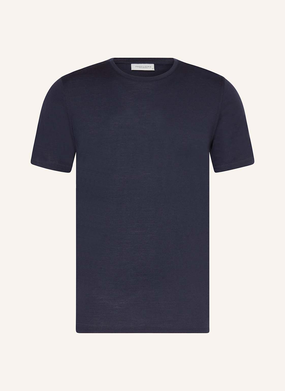 Profuomo T-Shirt Aus Merinowolle blau von PROFUOMO