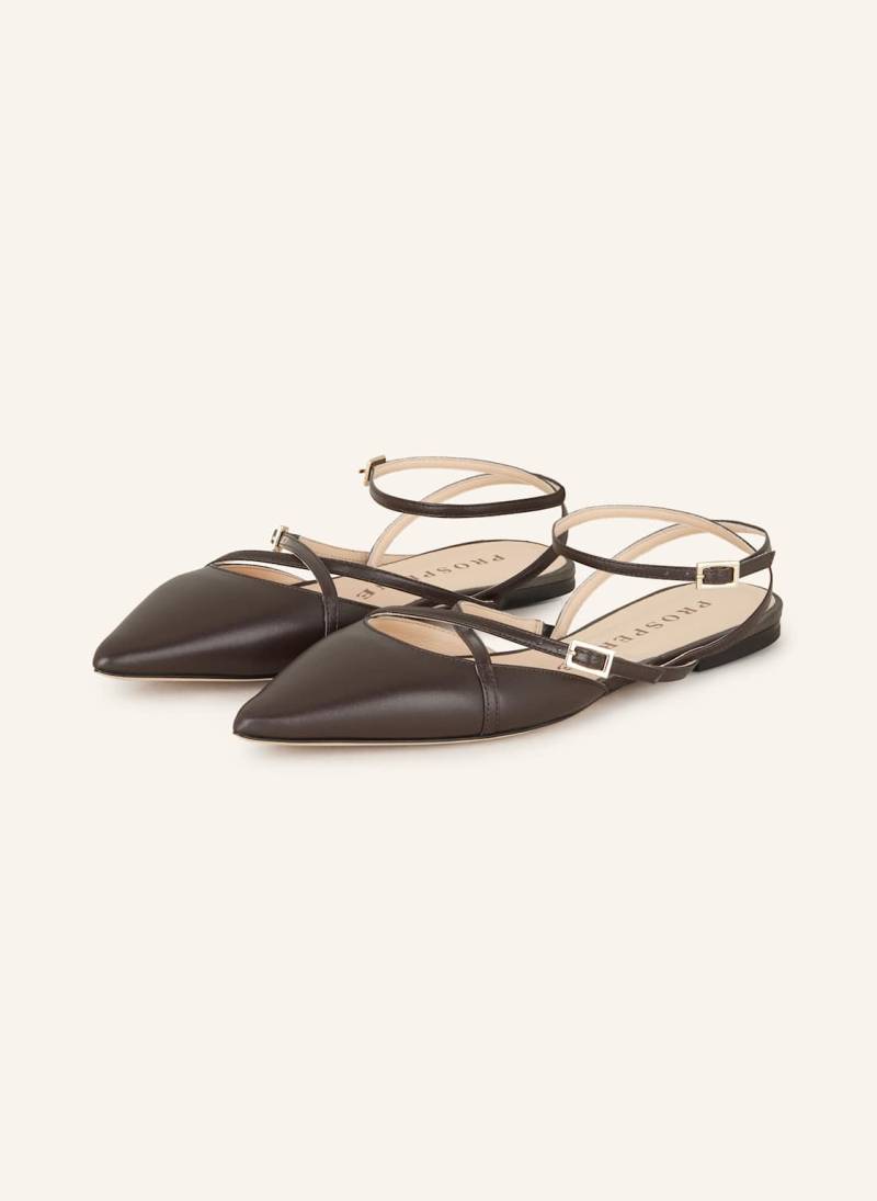 Prosperine Slingballerinas braun von PROSPERINE