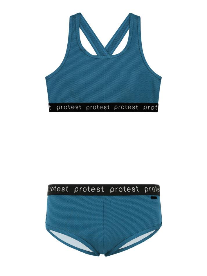 PROTEST - Mädchen Bikini Prtbeau, 152, Blau von PROTEST