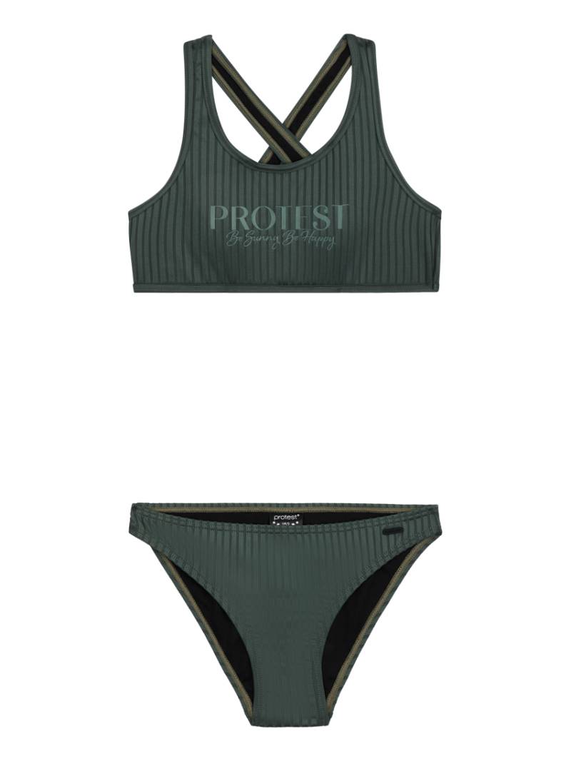 Mädchen Bikini Prtmoon Unisex Grün 176 von PROTEST