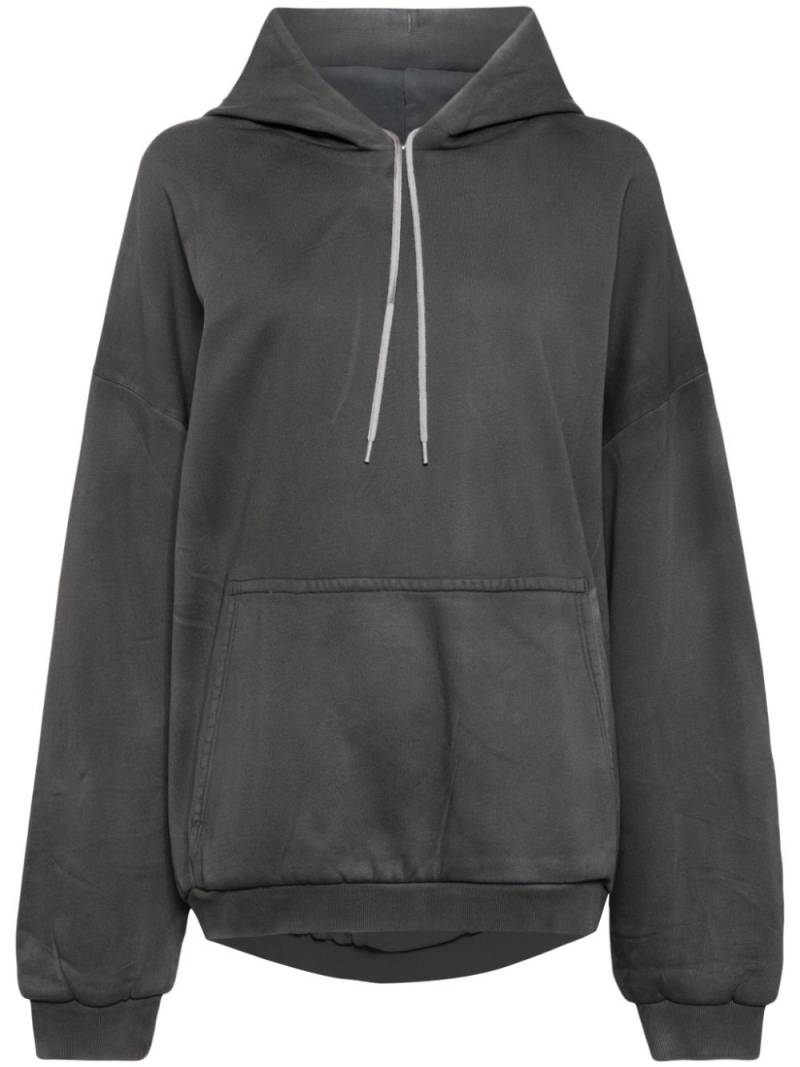 PROTOTYPES drawstring cotton hoodie - Grey von PROTOTYPES