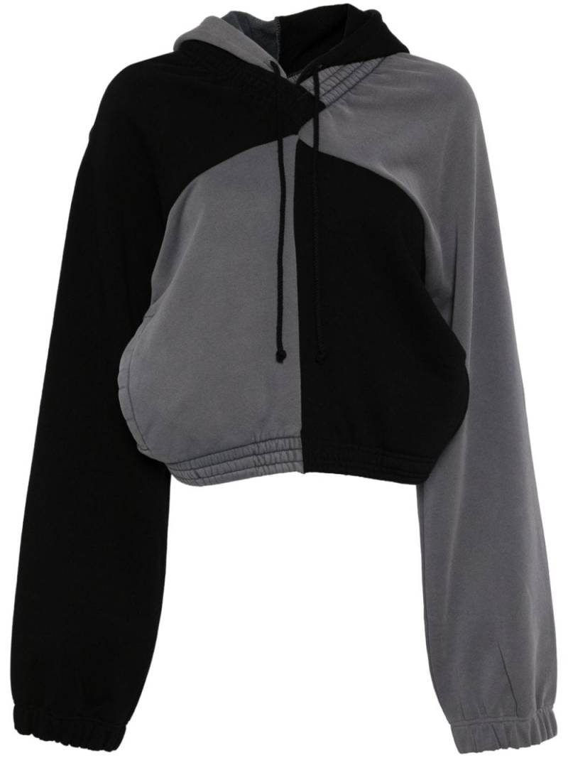 PROTOTYPES panelled colour-block hoodie - Grey von PROTOTYPES