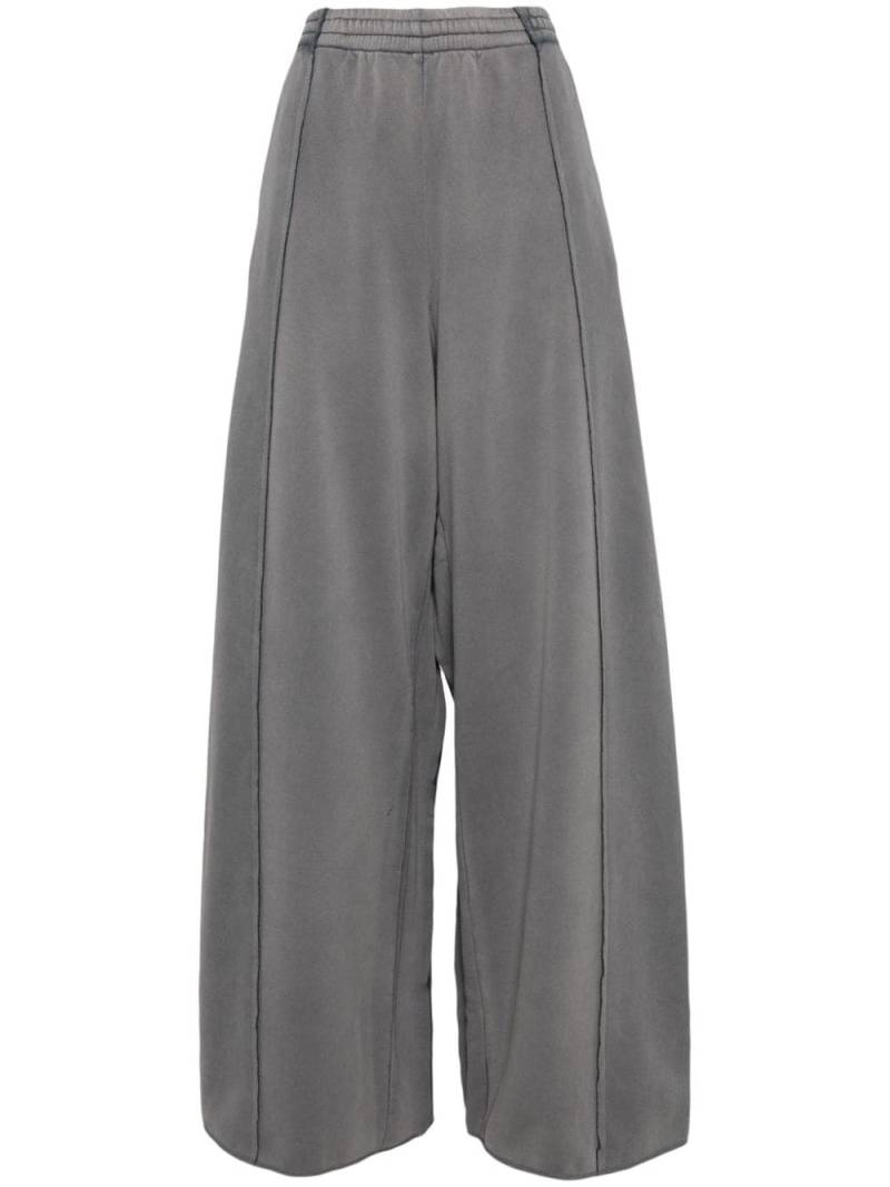 PROTOTYPES wide-leg recycled cotton track pants - Grey von PROTOTYPES