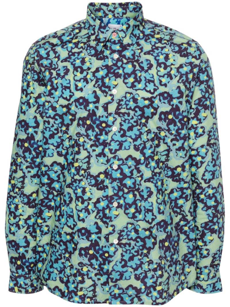 PS Paul Smith Bold Florals shirt - Green von PS Paul Smith