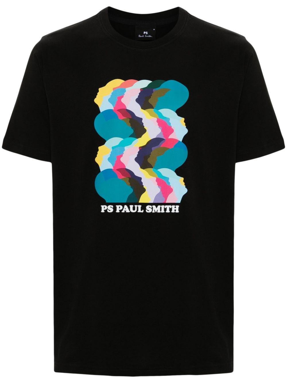 PS Paul Smith Heads Up-print cotton T-shirt - Black von PS Paul Smith