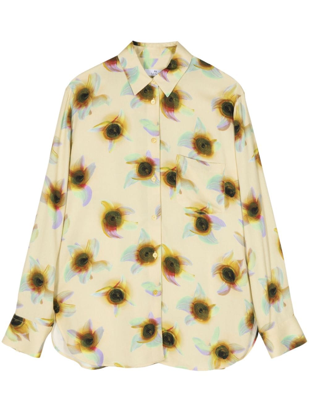 PS Paul Smith Ibiza Sunflair-print shirt - Yellow von PS Paul Smith