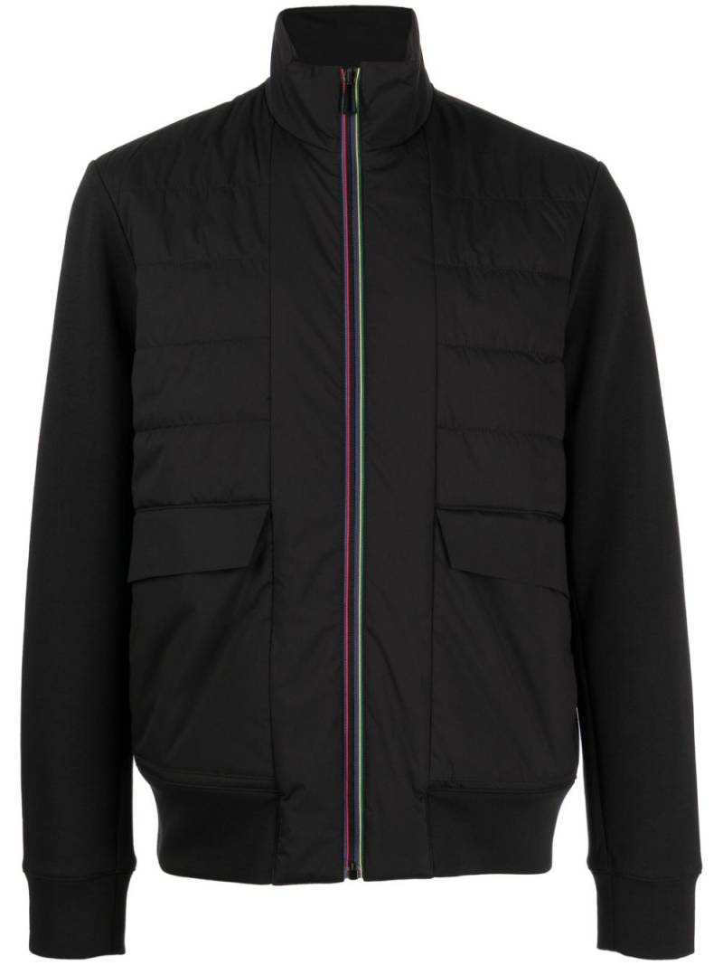 PS Paul Smith Mixed Media wadded jacket - Black von PS Paul Smith