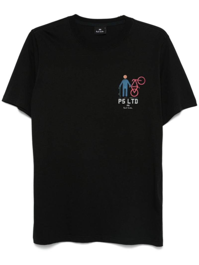 PS Paul Smith P5 LTD Bike T-shirt - Black von PS Paul Smith