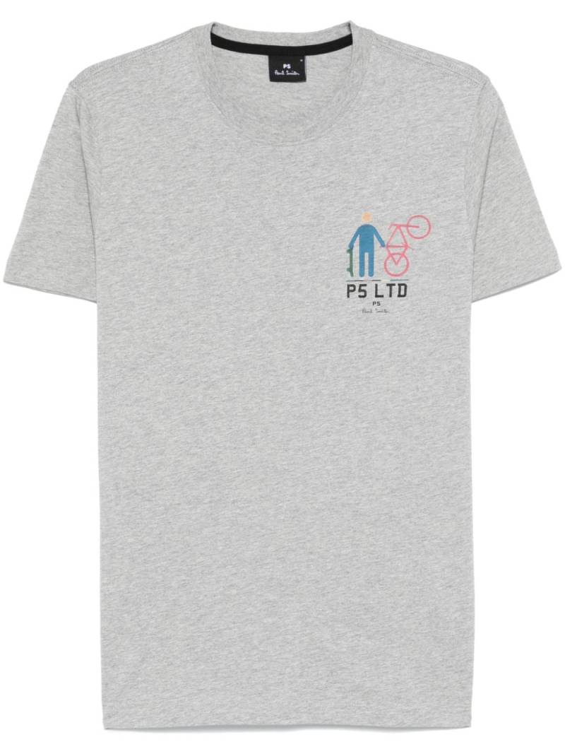 PS Paul Smith P5 LTD Bike T-shirt - Grey von PS Paul Smith