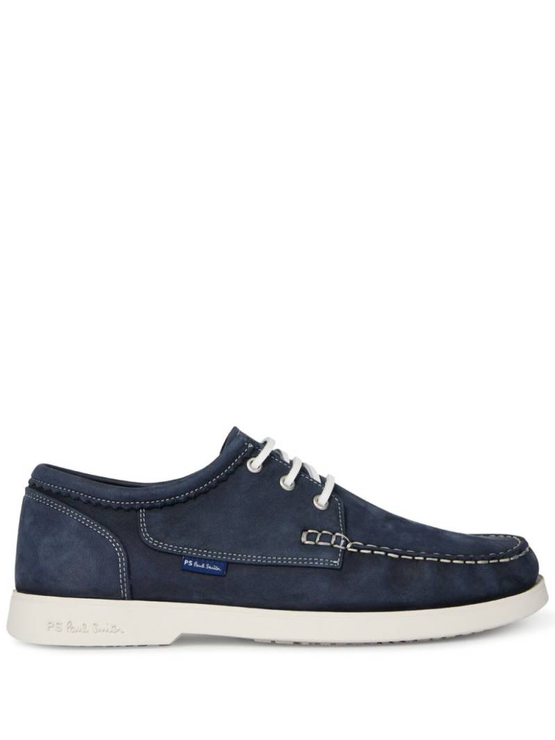 PS Paul Smith Pebble boat shoes - Blue von PS Paul Smith