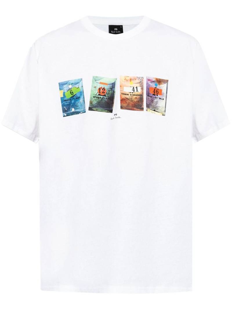 PS Paul Smith Seed Packet print T-Shirt - White von PS Paul Smith