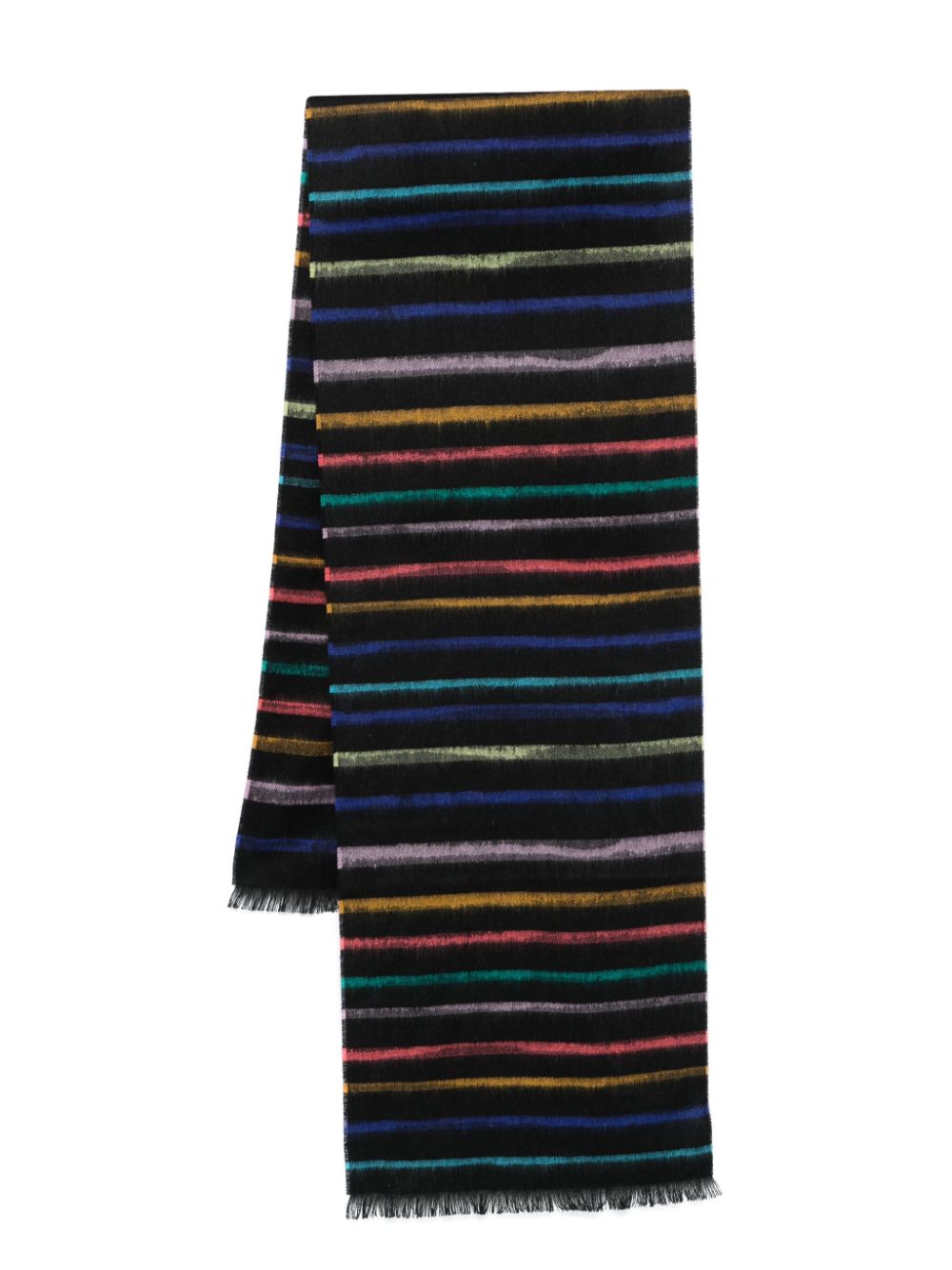 PS Paul Smith Signature Stripe scarf - Black von PS Paul Smith