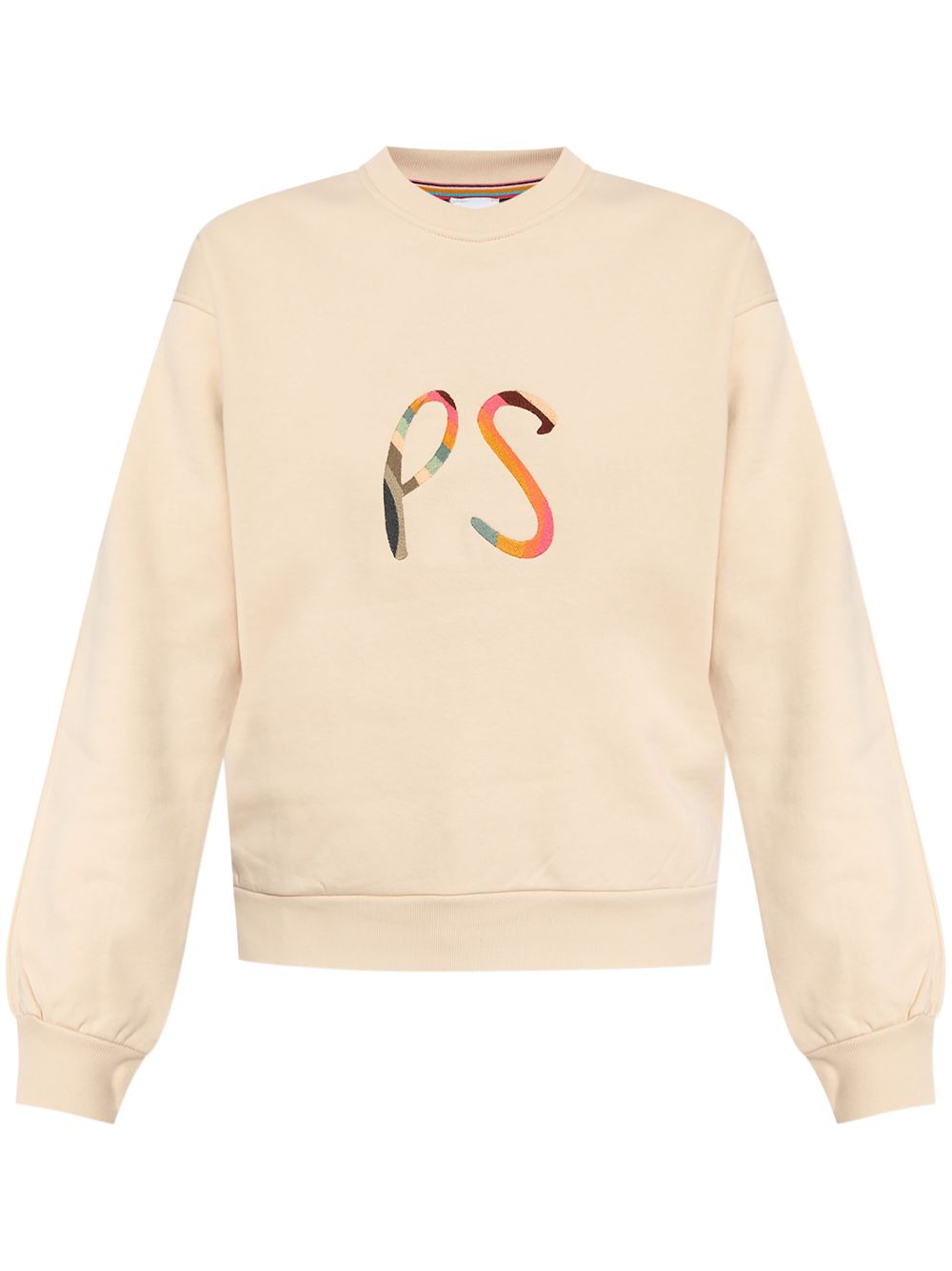 PS Paul Smith Spray Swirl organic cotton sweatshirt - Neutrals von PS Paul Smith