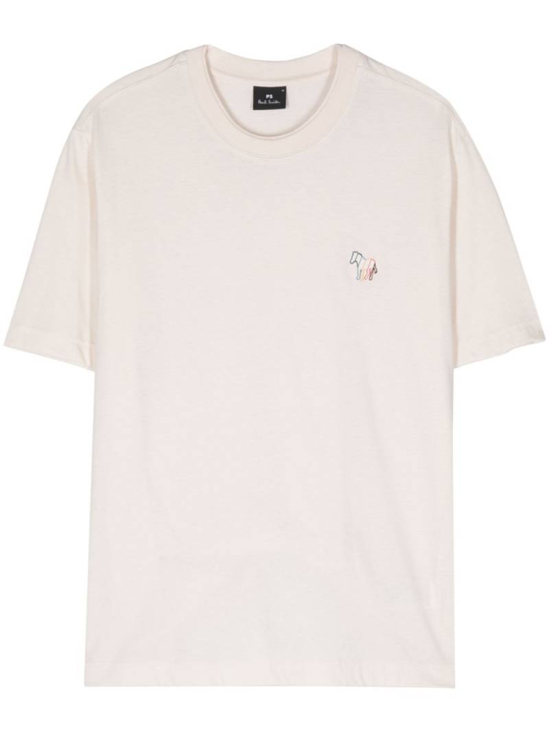 PS Paul Smith Zebra-motif T-shirt - Neutrals von PS Paul Smith