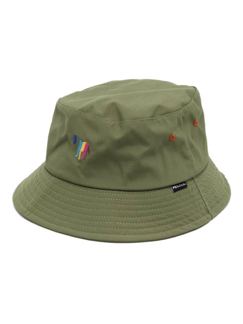 PS Paul Smith Zebra-motif bucket hat - Green von PS Paul Smith