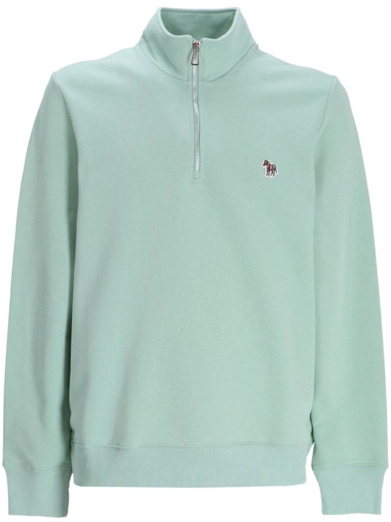 PS Paul Smith Zebra-motif cotton sweatshirt - Green von PS Paul Smith