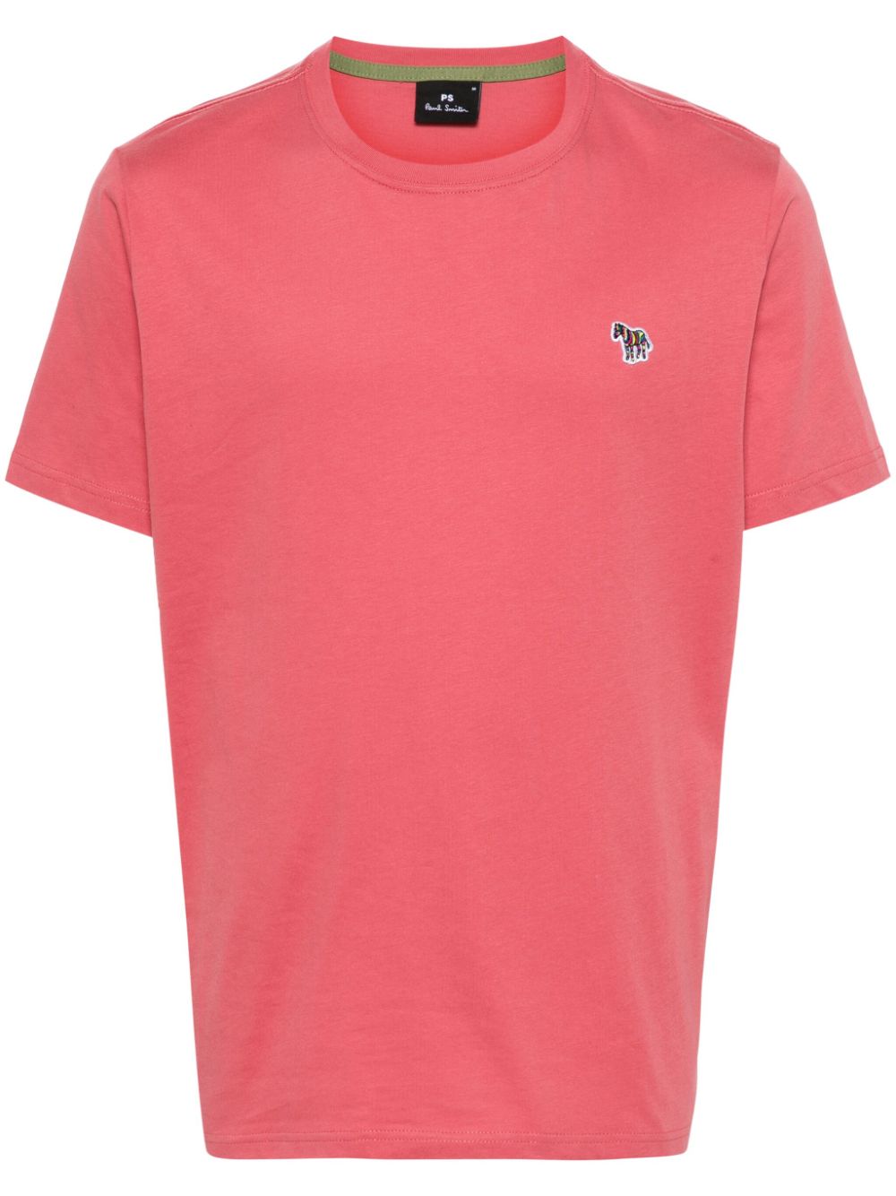 PS Paul Smith Zebra-patch short-sleeve T-shirt - Pink von PS Paul Smith