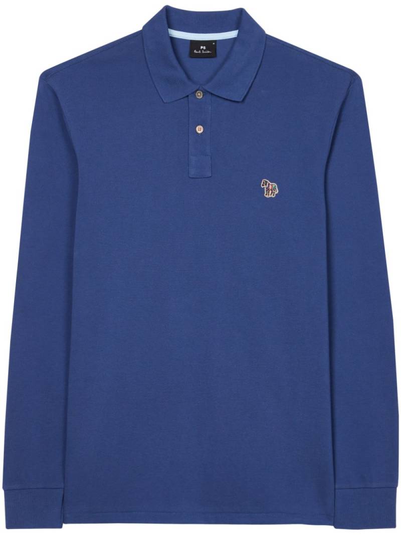 PS Paul Smith Zebra polo shirt - Blue von PS Paul Smith