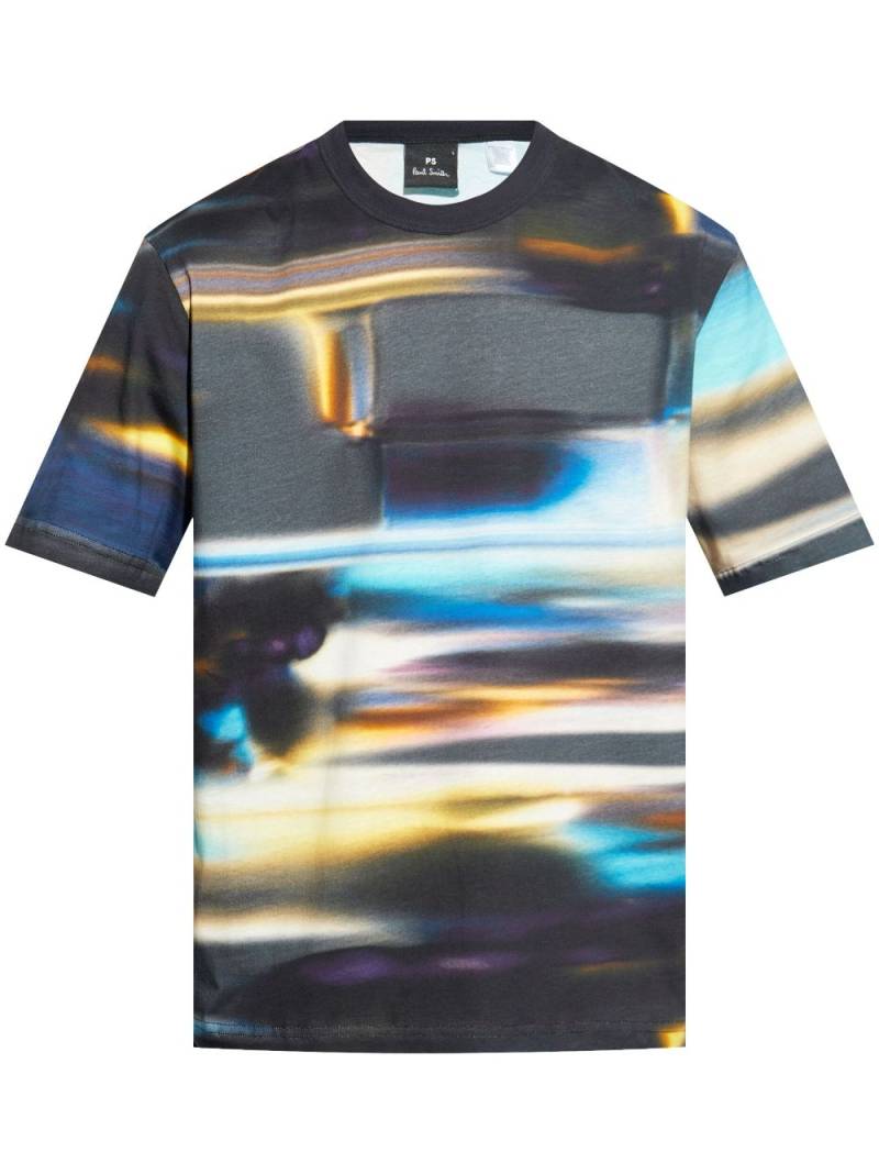 PS Paul Smith abstract-print shirt - Black von PS Paul Smith