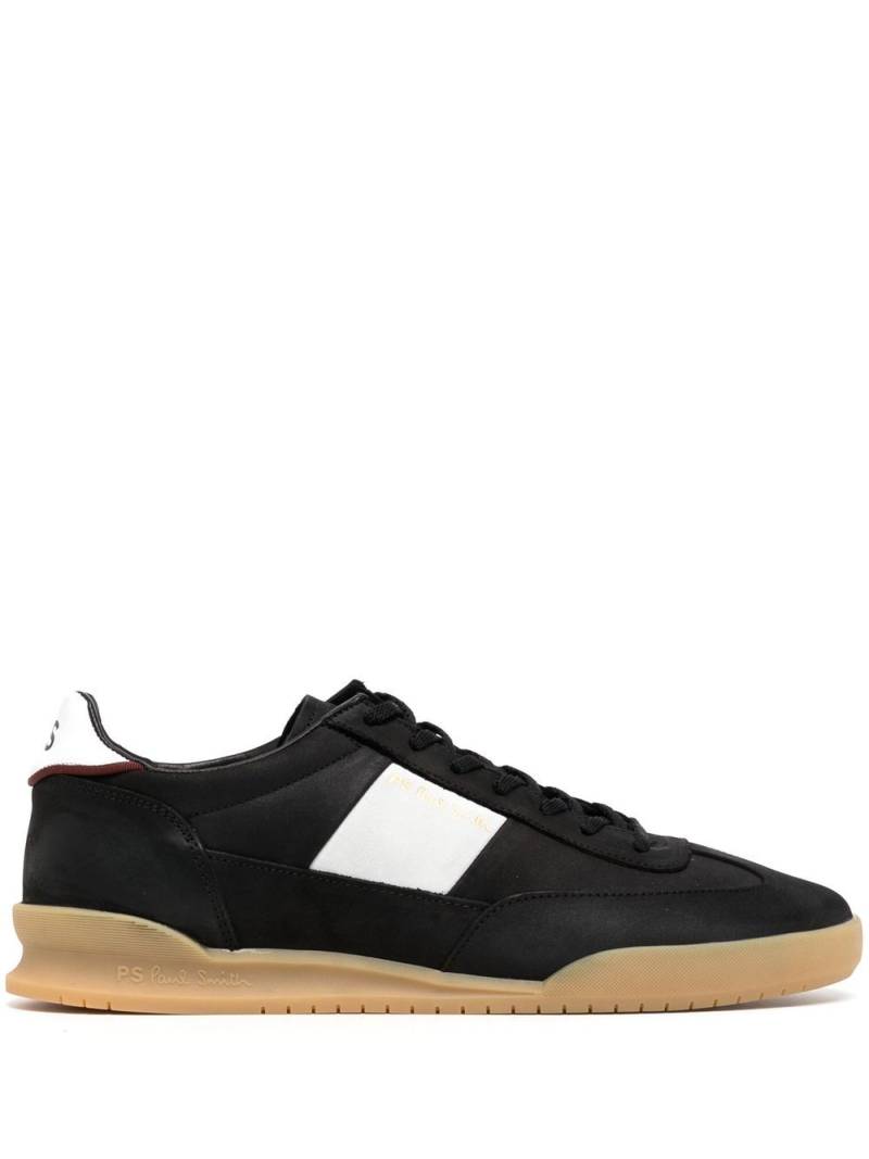 PS Paul Smith contrasting-panel leather sneakers - Black von PS Paul Smith