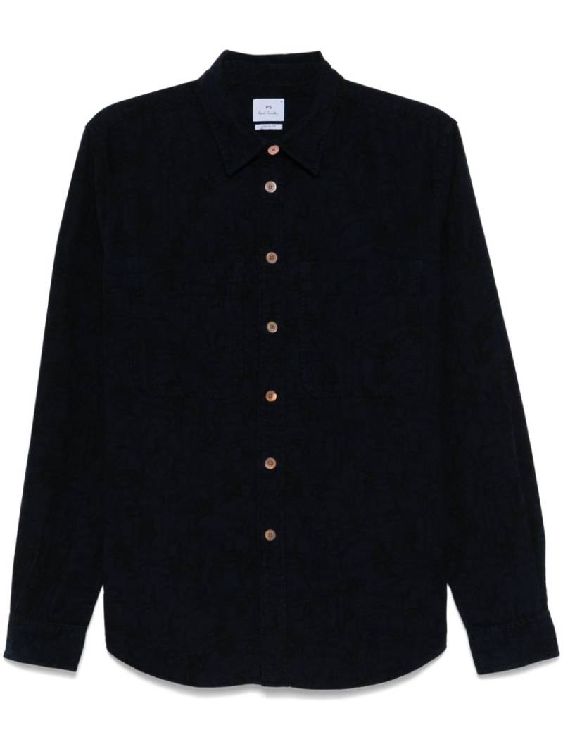 PS Paul Smith corduroy shirt - Blue von PS Paul Smith