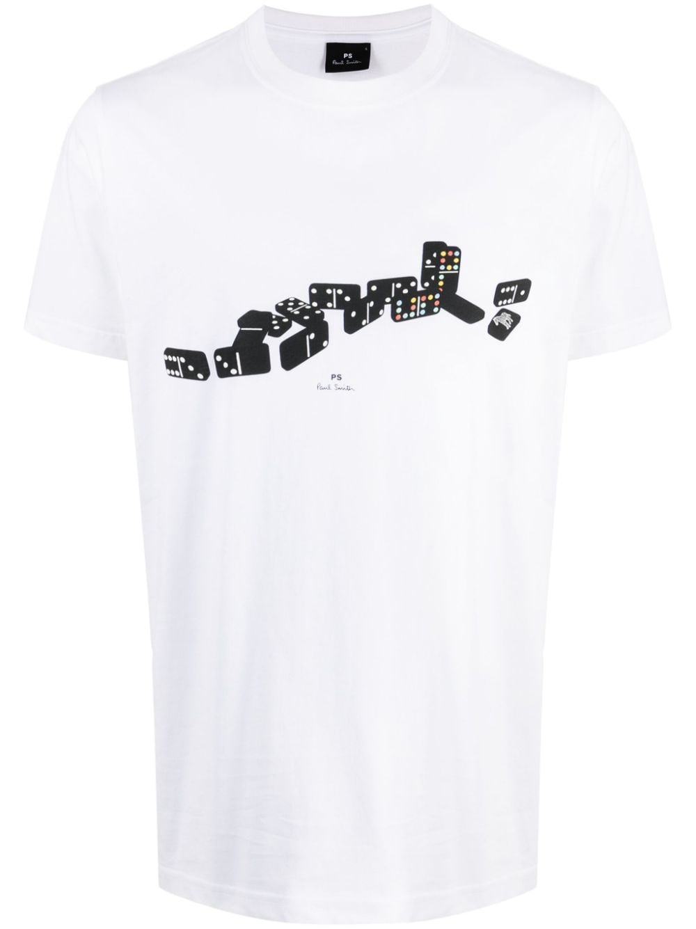 PS Paul Smith domino-print cotton T-shirt - White von PS Paul Smith