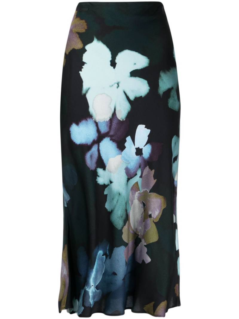 PS Paul Smith floral-print flared midi skirt - Multicolour von PS Paul Smith