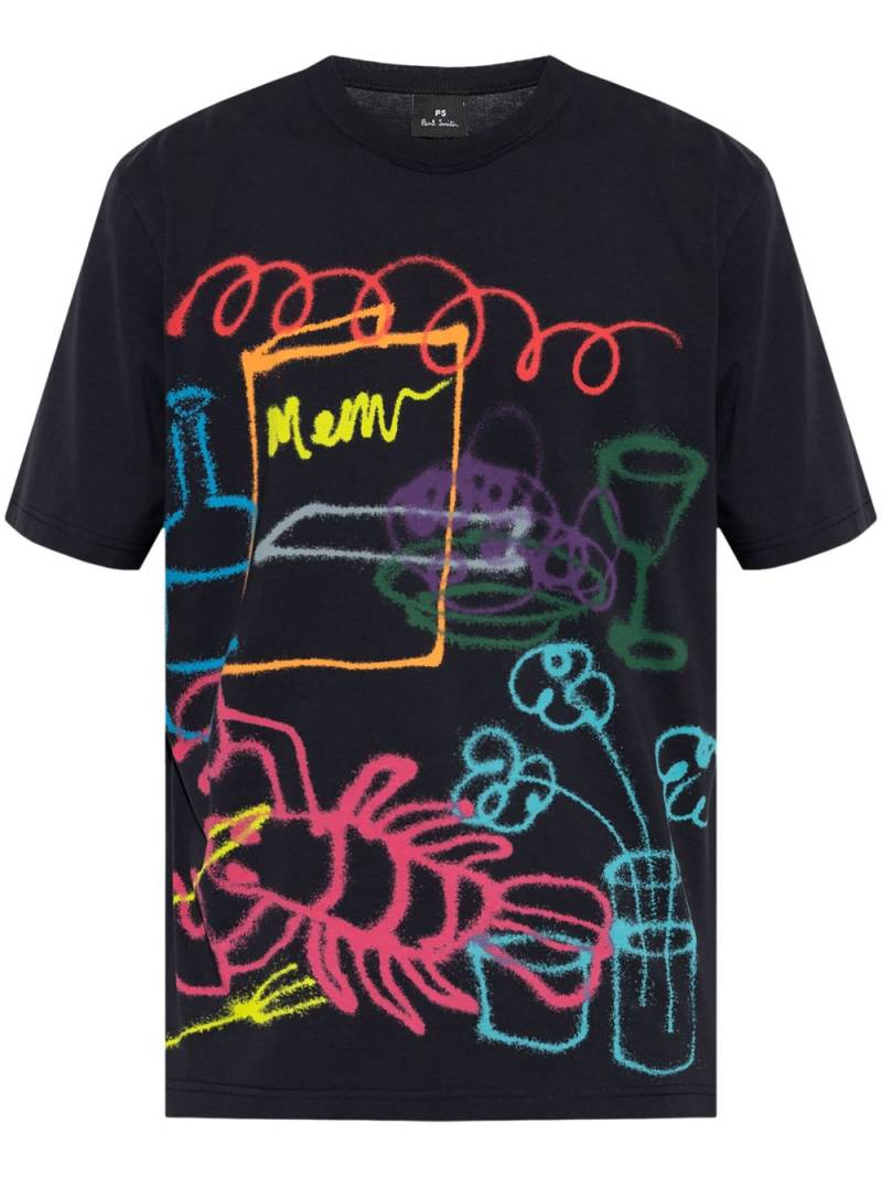 PS Paul Smith graphic-print T-shirt - Black von PS Paul Smith