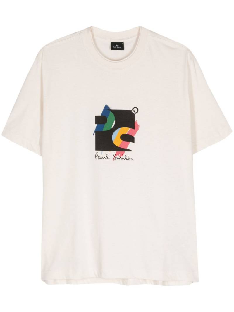 PS Paul Smith graphic-print T-shirt - Neutrals von PS Paul Smith