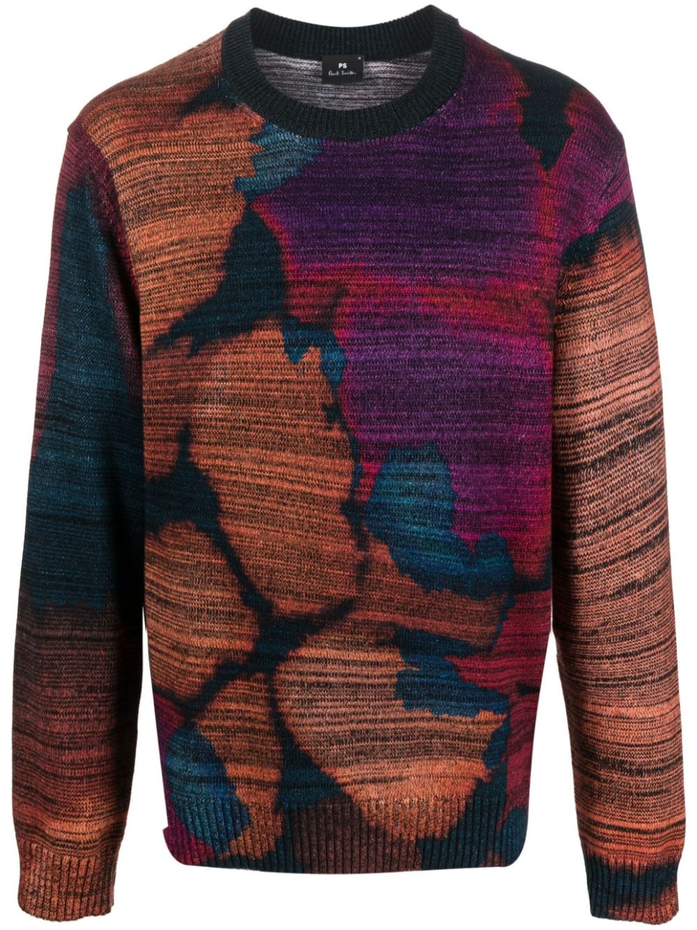 PS Paul Smith graphic-print cotton jumper - Blue von PS Paul Smith