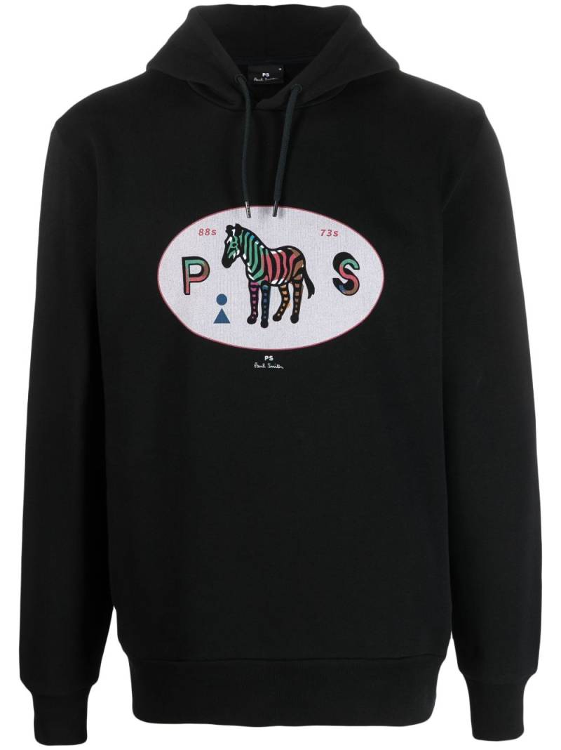 PS Paul Smith graphic-print hoodie - Black von PS Paul Smith