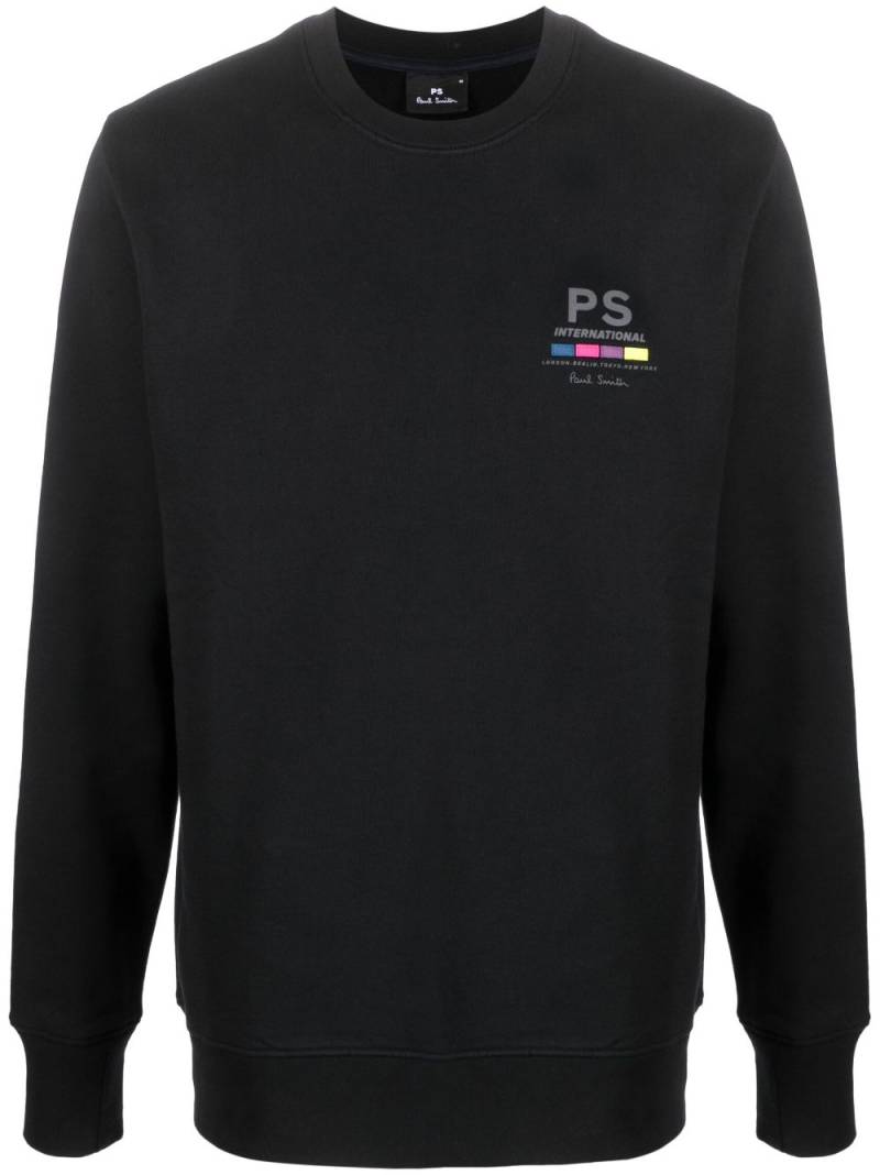 PS Paul Smith graphic-print sweatshirt - Black von PS Paul Smith