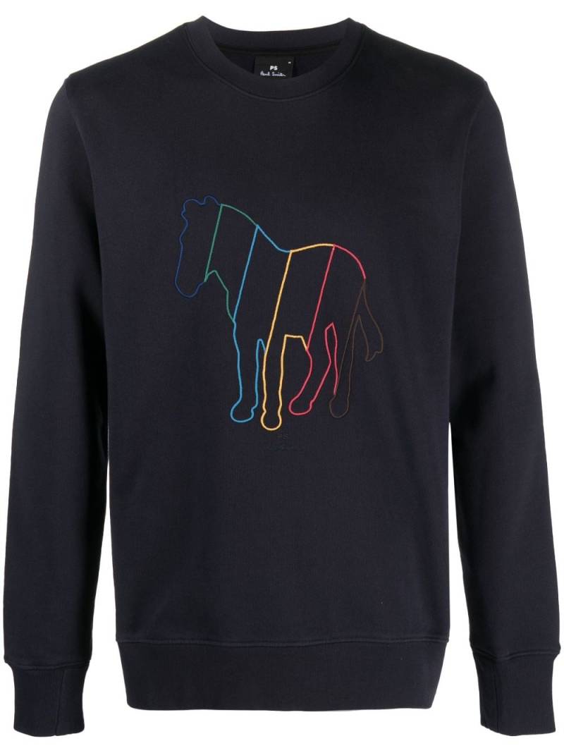 PS Paul Smith graphic-print sweatshirt - Blue von PS Paul Smith