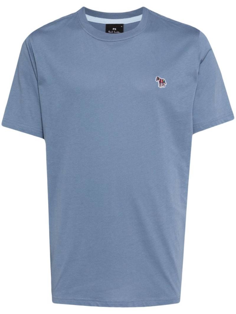 PS Paul Smith logo-appliqué T-shirt - Blue von PS Paul Smith