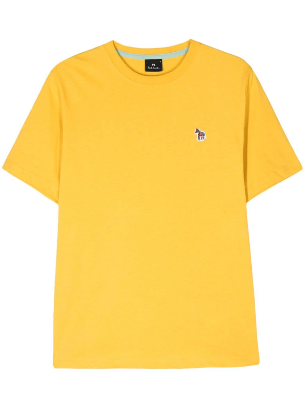 PS Paul Smith logo-appliqué cotton T-shirt - Yellow von PS Paul Smith