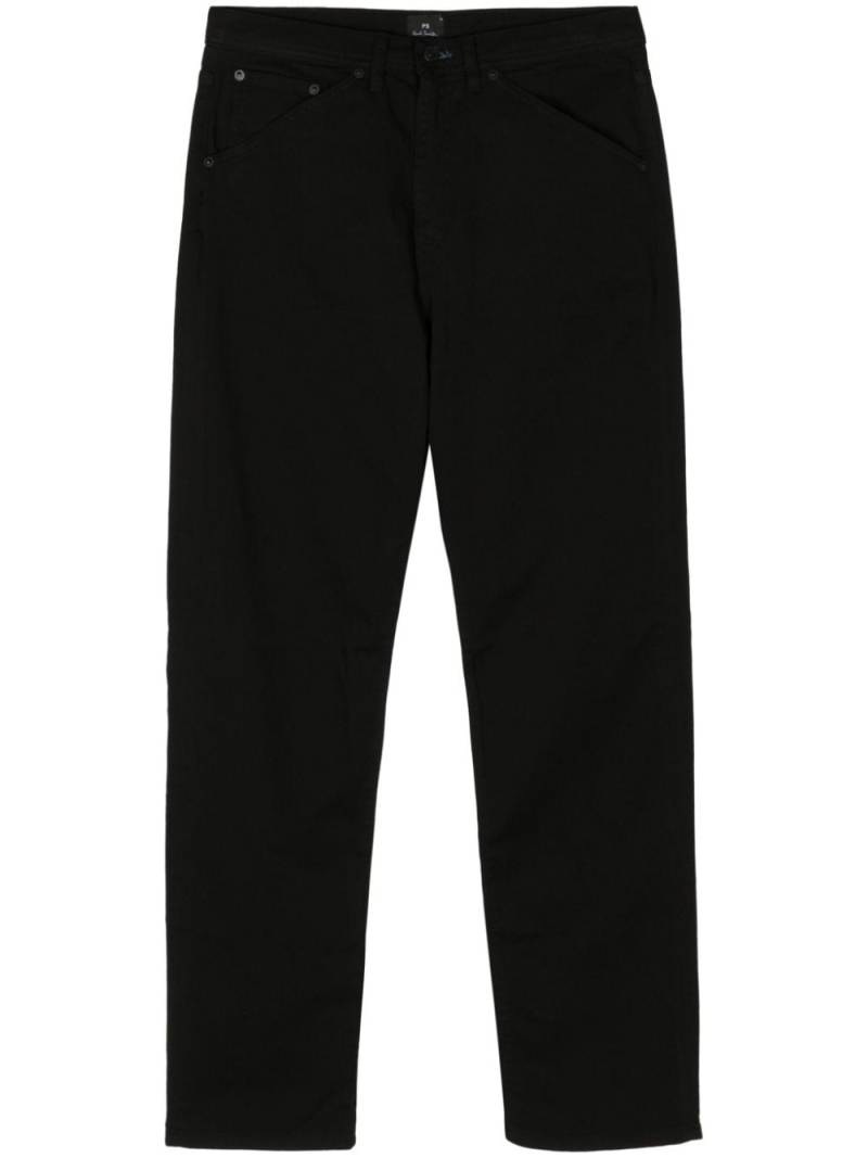 PS Paul Smith logo-appliqué straight jeans - Black von PS Paul Smith