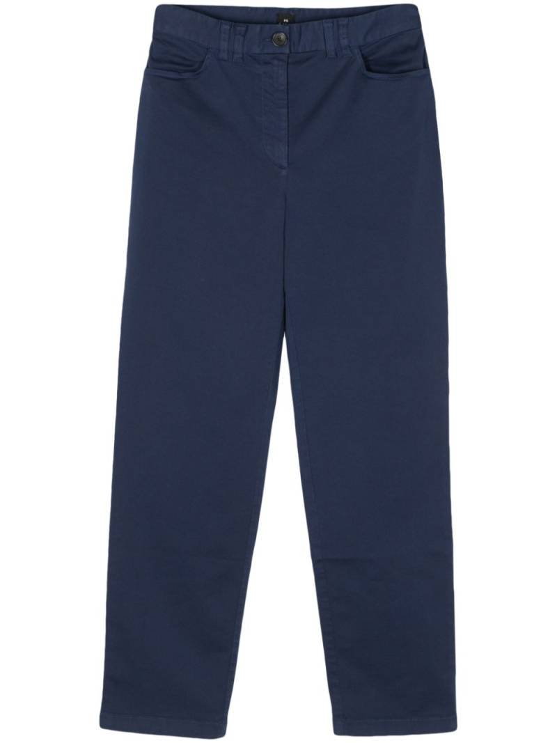 PS Paul Smith logo-appliqué trousers - Blue von PS Paul Smith