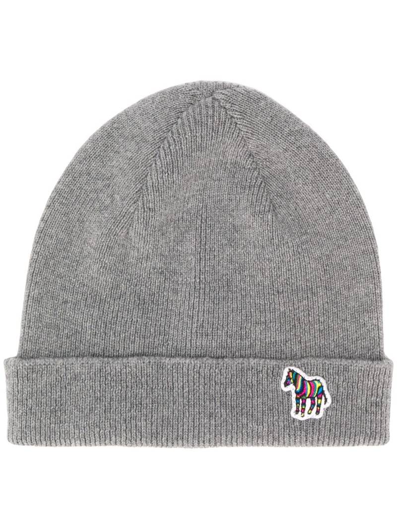 PS Paul Smith logo beanie - Grey von PS Paul Smith