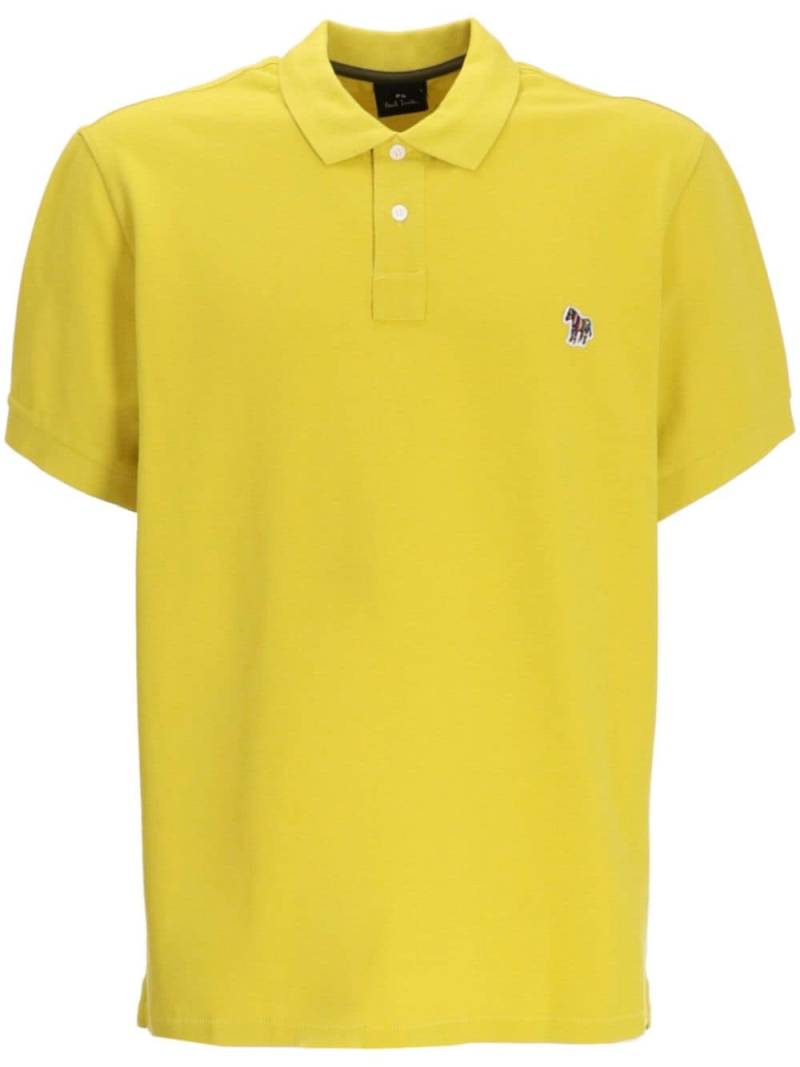 PS Paul Smith logo cotton polo - Yellow von PS Paul Smith