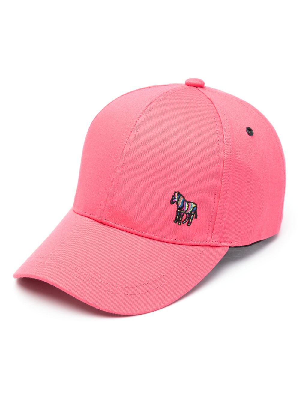 PS Paul Smith logo-embroidered cotton baseball cap - Pink von PS Paul Smith