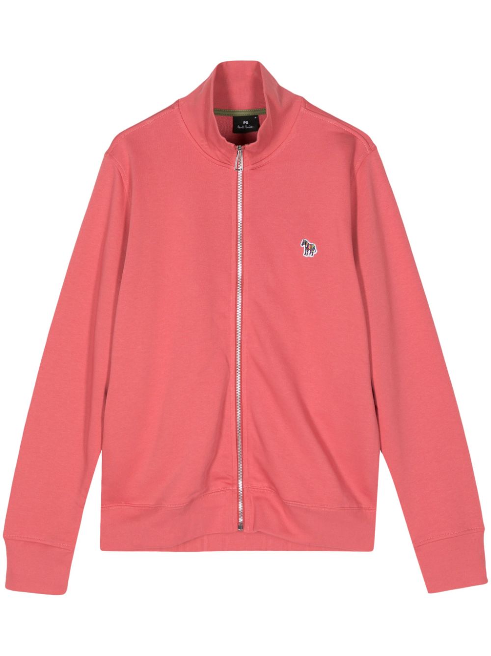 PS Paul Smith logo-embroidered organic-cotton jacket - Pink von PS Paul Smith