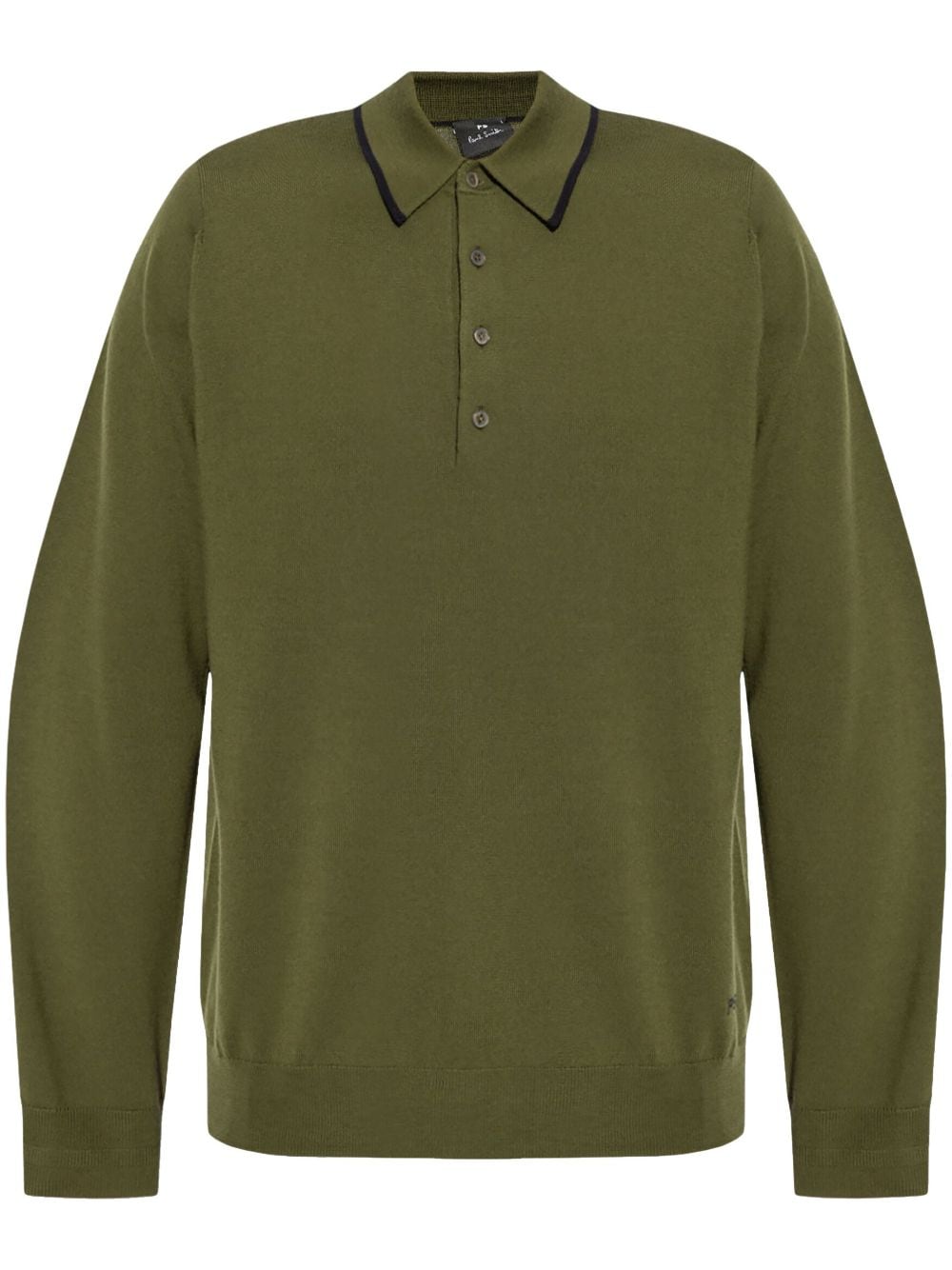 PS Paul Smith logo-embroidered polo shirt - Green von PS Paul Smith