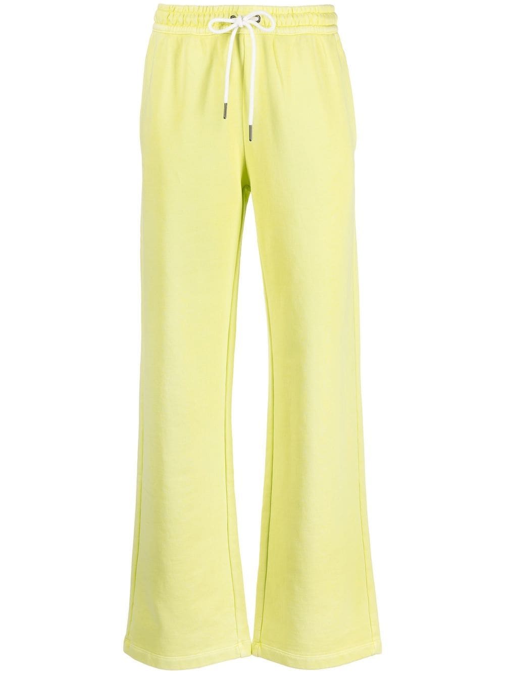 PS Paul Smith logo-embroidered straight track pants - Green von PS Paul Smith