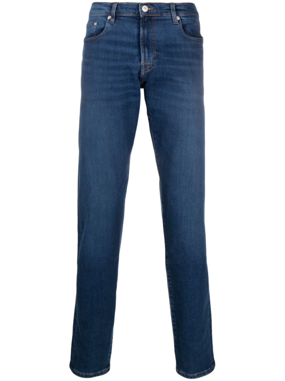 PS Paul Smith logo-patch jeans - Blue von PS Paul Smith