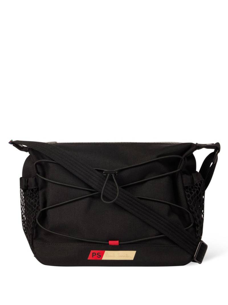 PS Paul Smith logo-patch shoulder bag - Black von PS Paul Smith