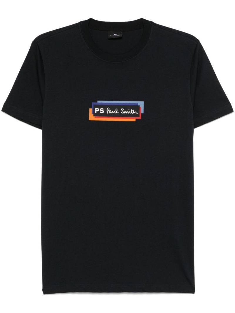 PS Paul Smith logo-print T-shirt - Blue von PS Paul Smith