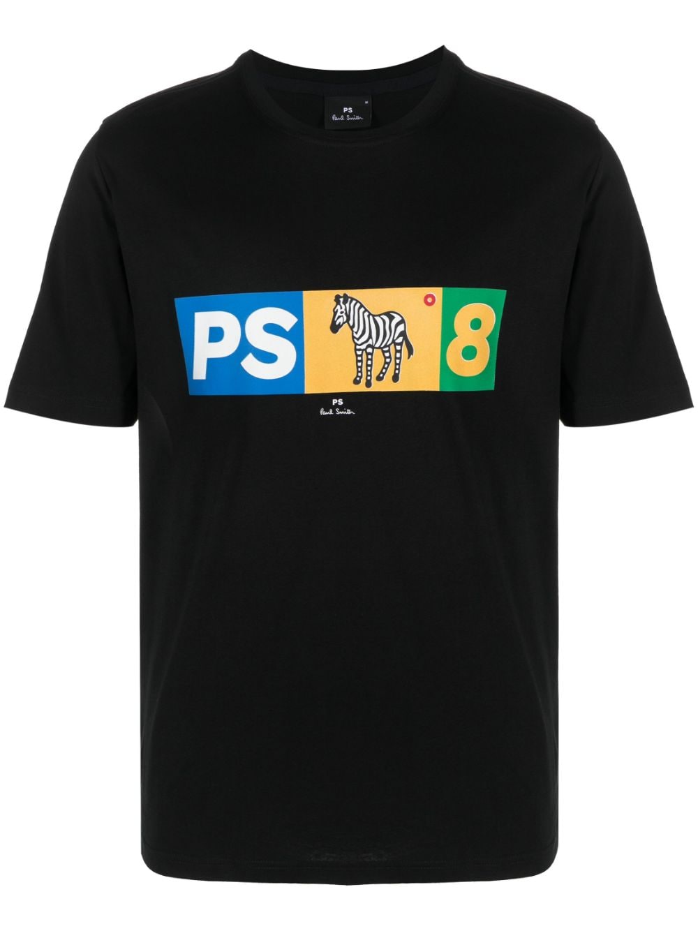 PS Paul Smith logo-print cotton T-shirt - Black von PS Paul Smith